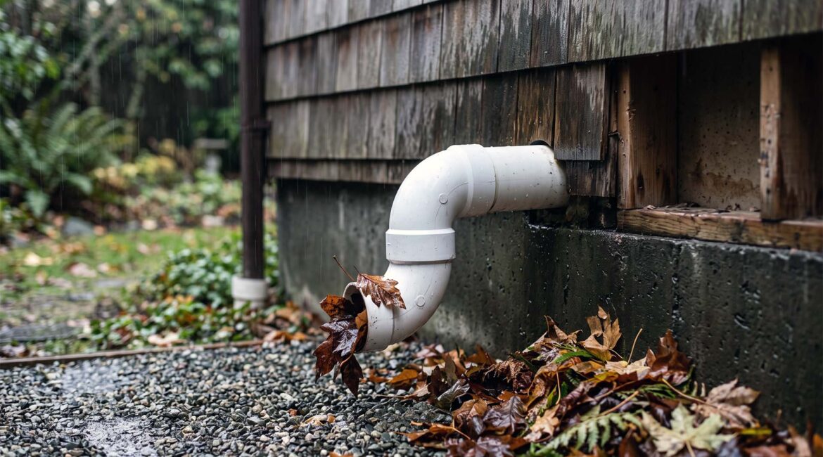 Sump Pump Not Working? 5 Quick Checks Sump Pump Basin With Float Switch And Discharge Pipe, Inspected In A South Surrey Basement